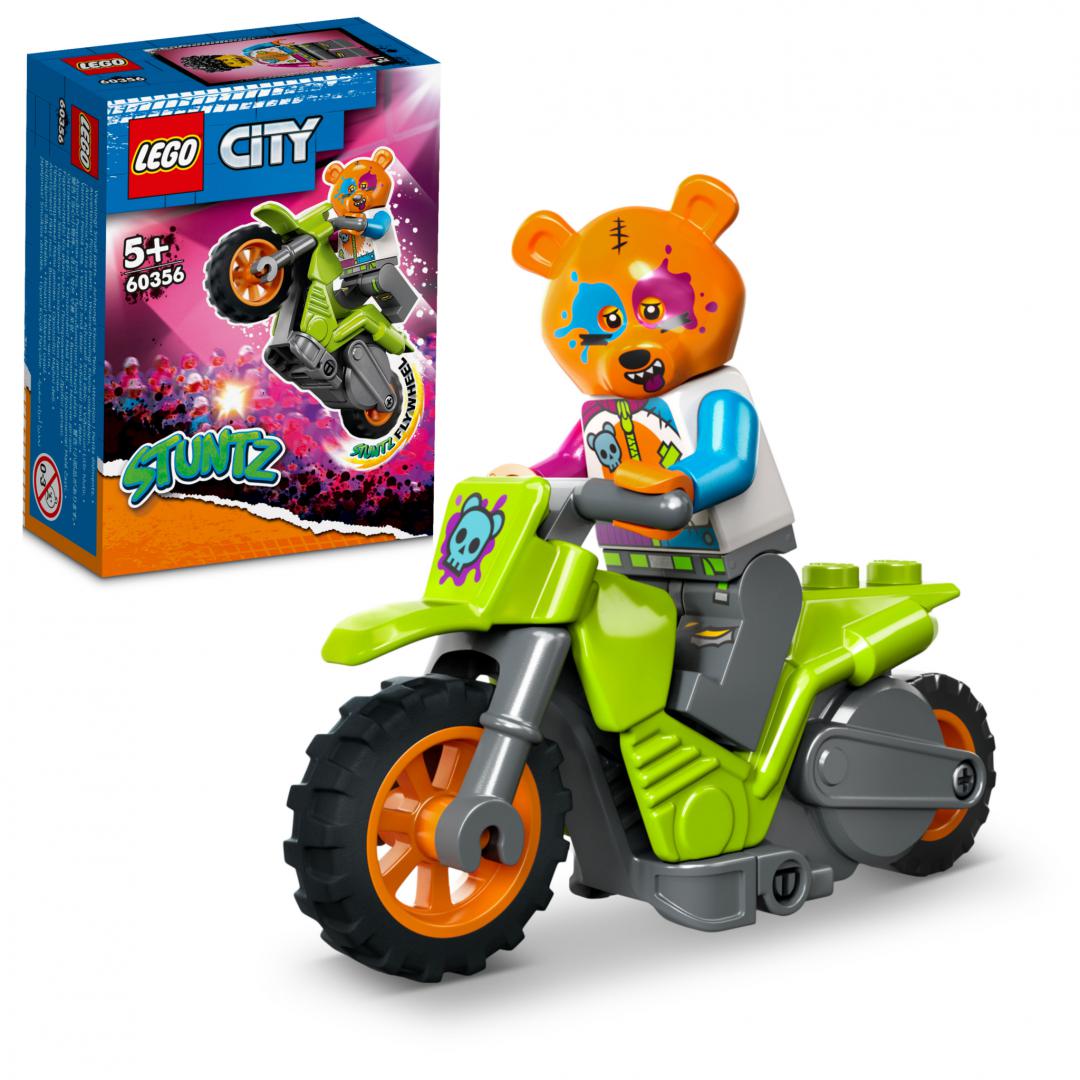 Moto. de Cascadorie cu Urs, Lego 60356 (60356 Motocicletă de cascadorie cu urs)