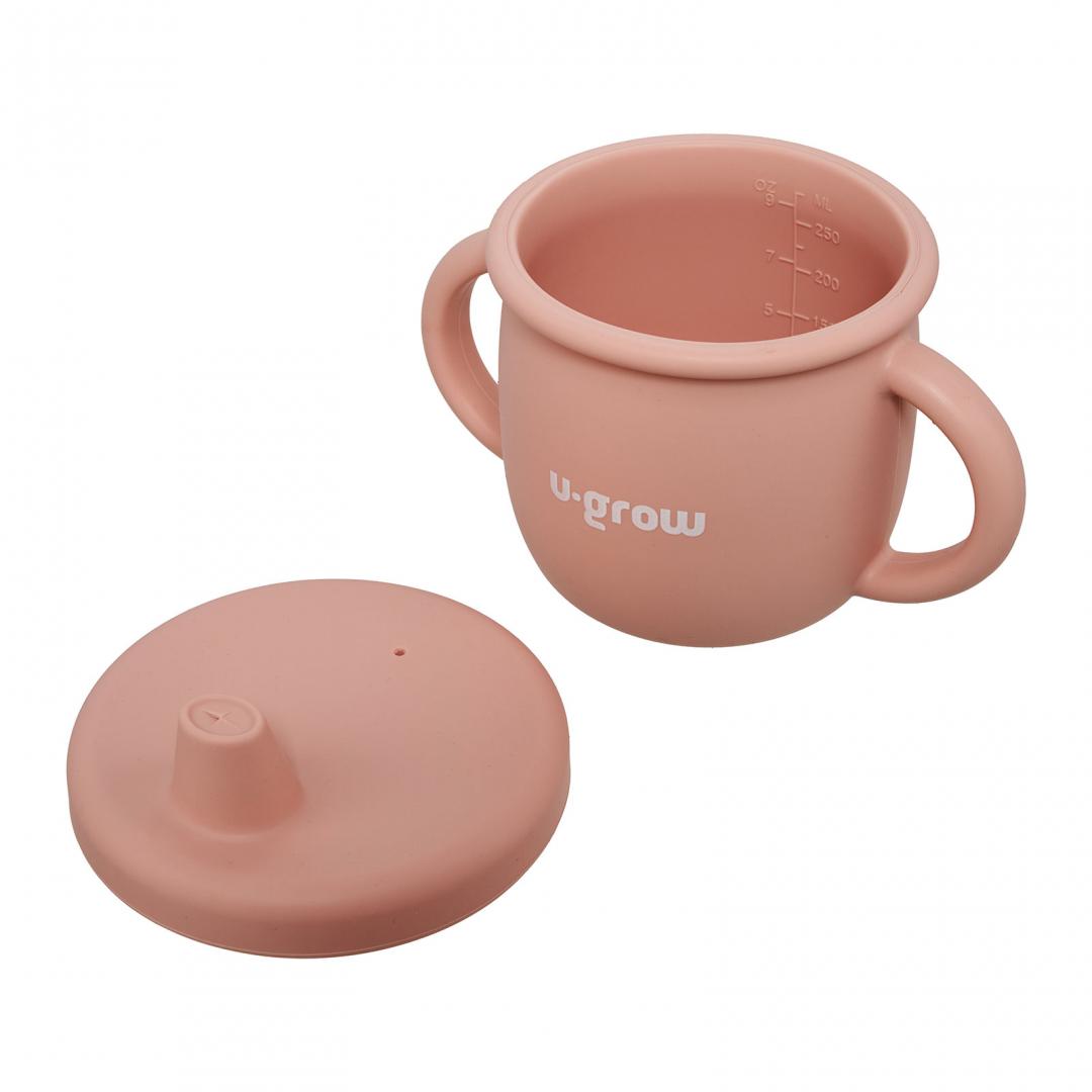 Set 3 piese silicon, roz, U-Grow