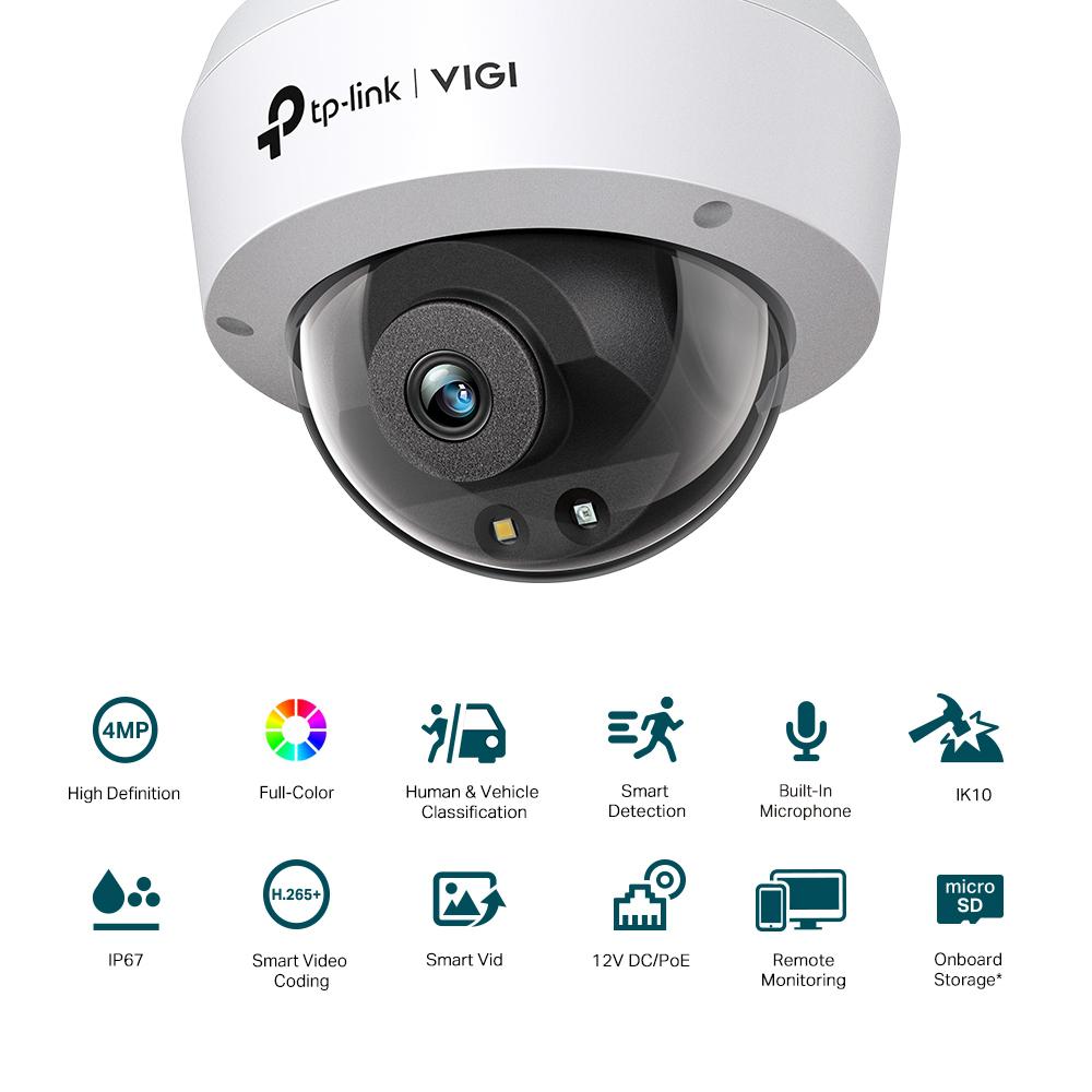TP-LINK VIGI 4MP DOME NTW CAMERA 2.8MM