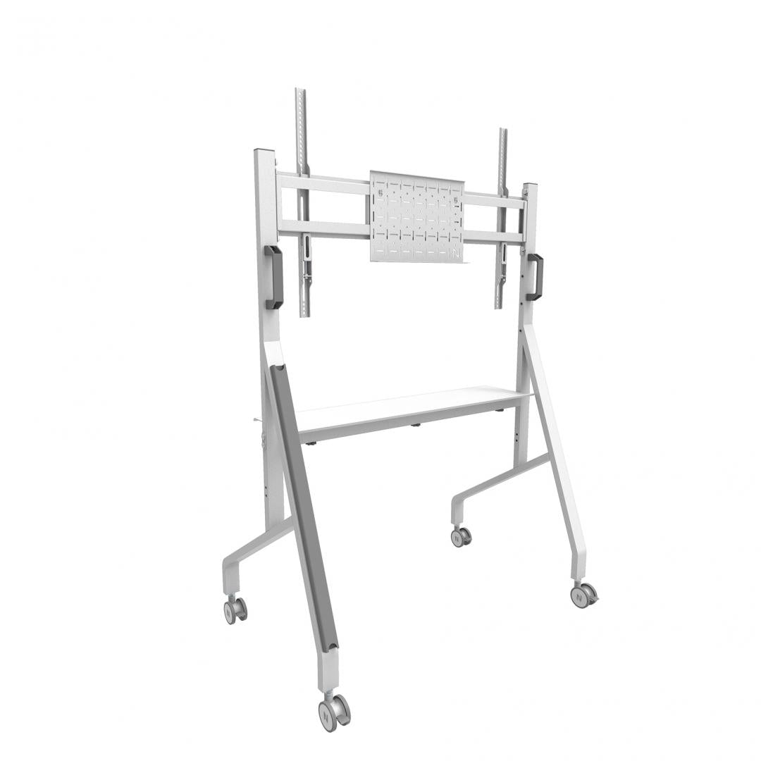Neomounts Stand podea mobil/fix NM 55-86" 76kg alb