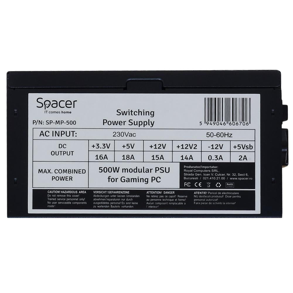 Sursa Spacer ATX Modulara 500W
