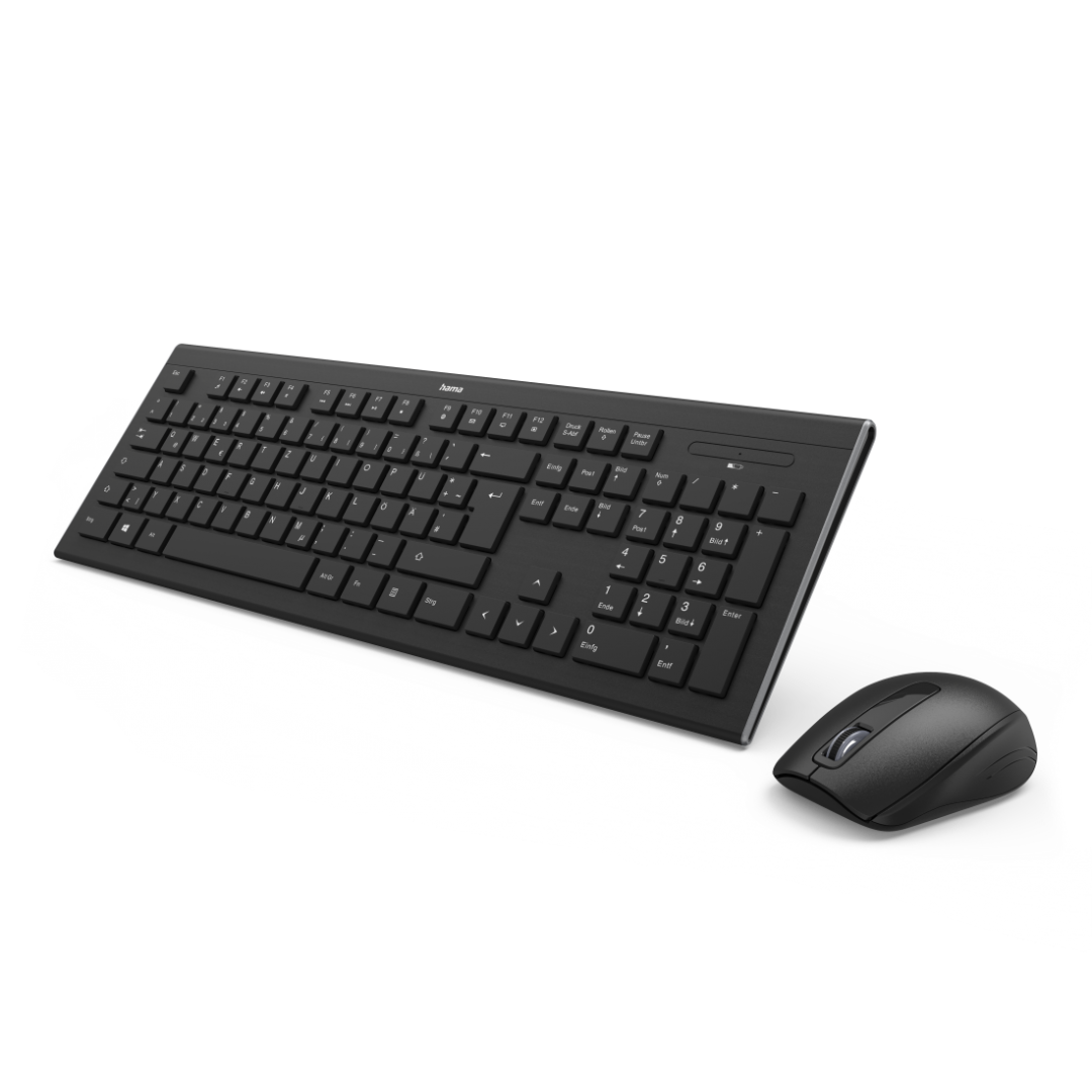 Kit Hama Cortino Wireless RO, negru (Kit Wireless tastatura si mouse Hama Cortino)