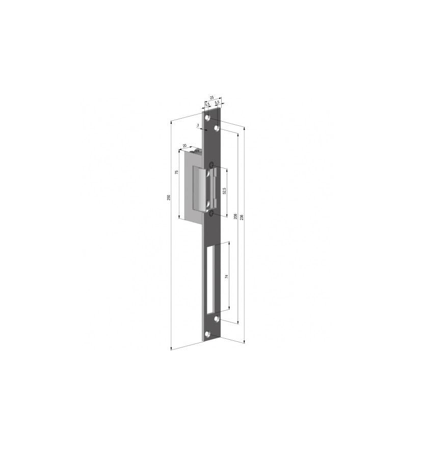 Electromagnet Fail Lock YALE12Vcc 230mA (Electromagnet fail lock Yale YB17-12D-LH)