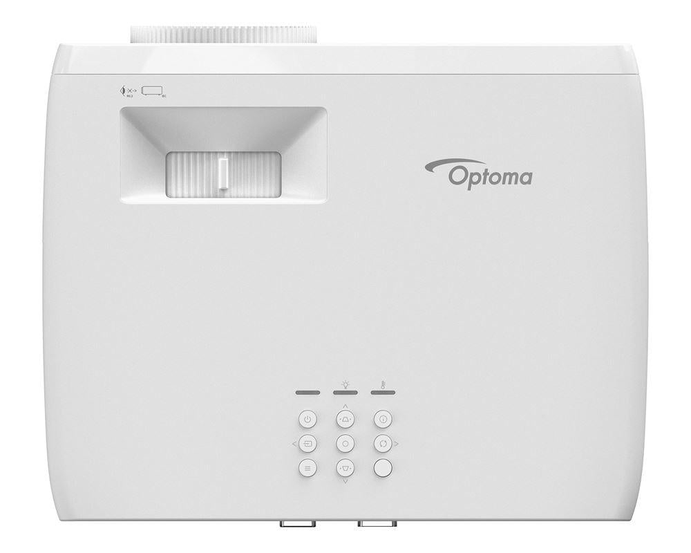 Videoproiector Optoma ZH350, DLP laser FHD 1920*1080, 3.600 lumeni, 2.000.000:1, 16:9/ 4:3, 30.000 ore, distanta maxima de proiectie 10 m, dimensiune maxima imagine 7.62 m/ 300", 2* HDMI, USB-A power 1.5A, RS232, audio out, 27-32 dB, boxa 15W, 3D, Securit