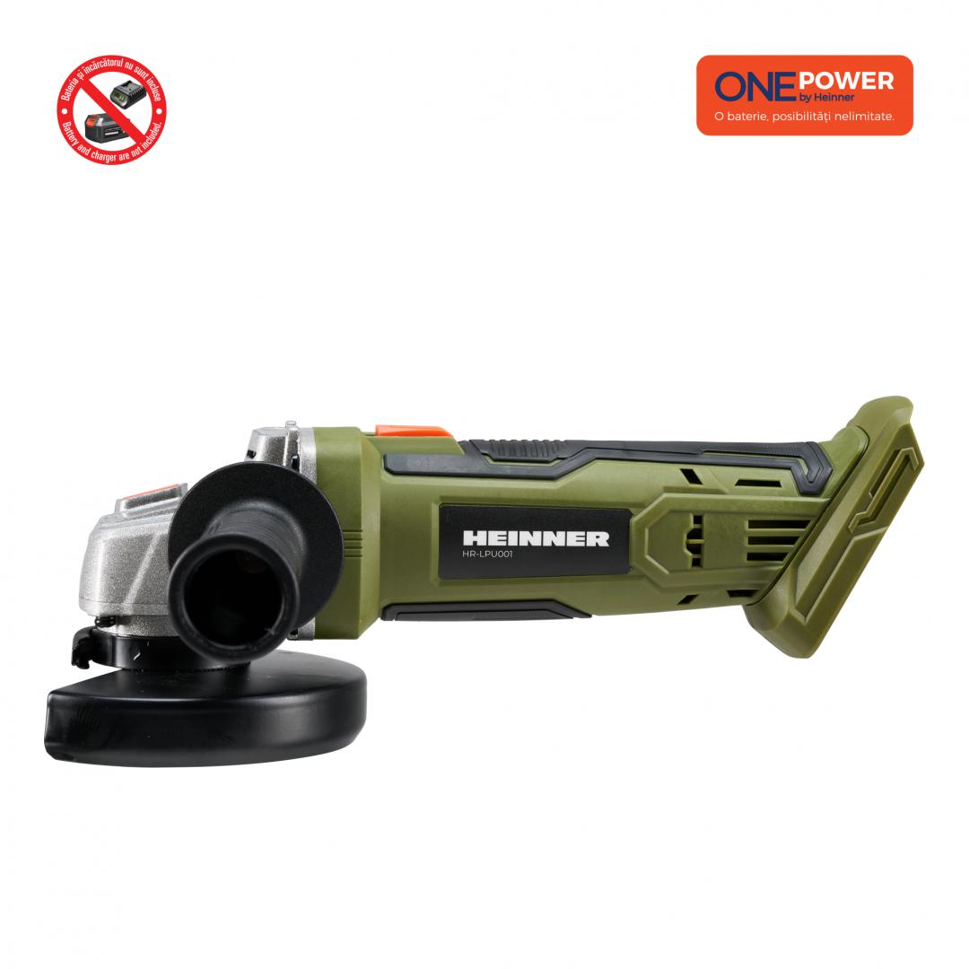 Heinner HR.ONE P.POLIZOR UNGHIULAR 18V 9500RPM
