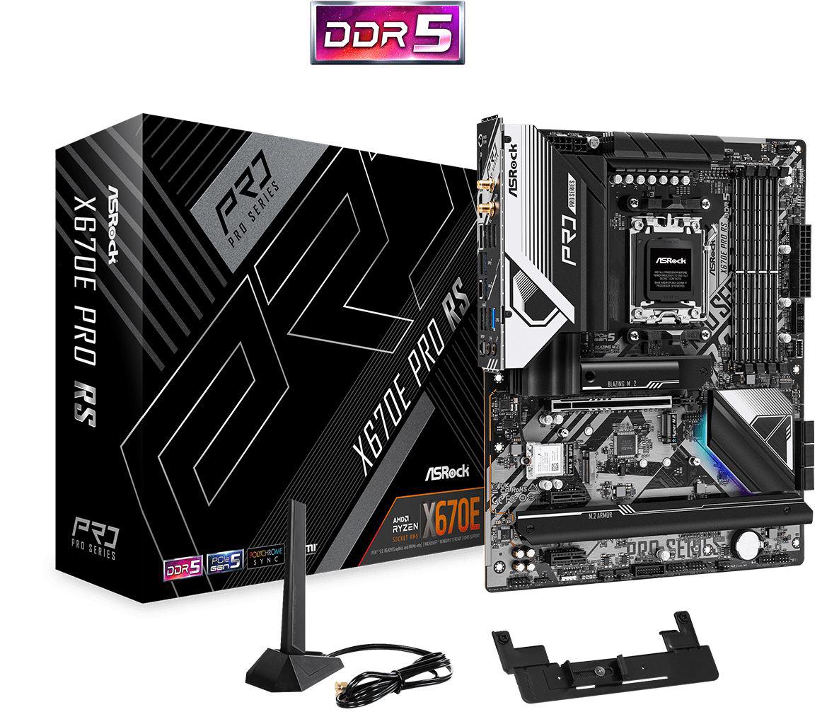 MB Asrock X670E Pro Rs AM5 (Placa de baza ASRock X670E Pro Rs)