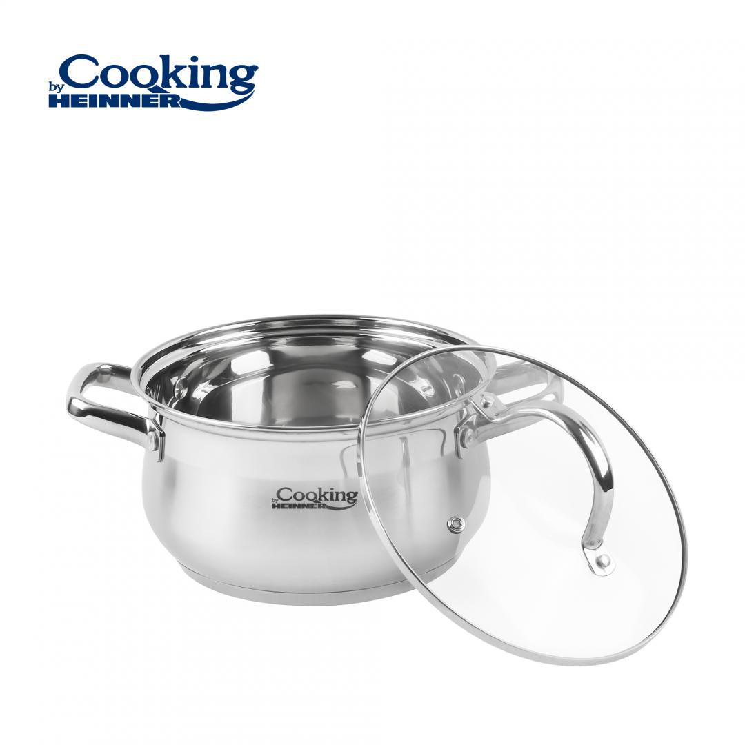 Semioala Inox+capac 20X11.5CM,3.6L,AMIRA (semioala Inox+capac)
