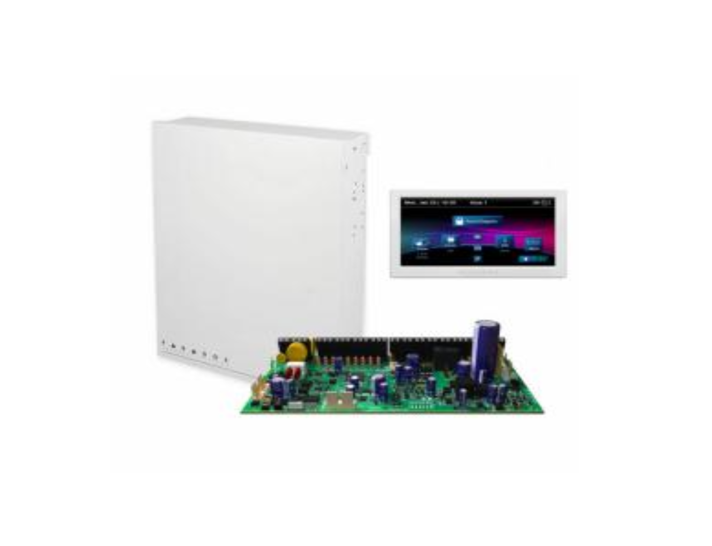 Centrala SP7000+ cu Cutie cu Traf  TM70 (Centrala Paradox SP7000; 16 intrări de zonă sau 32 cu Atz)