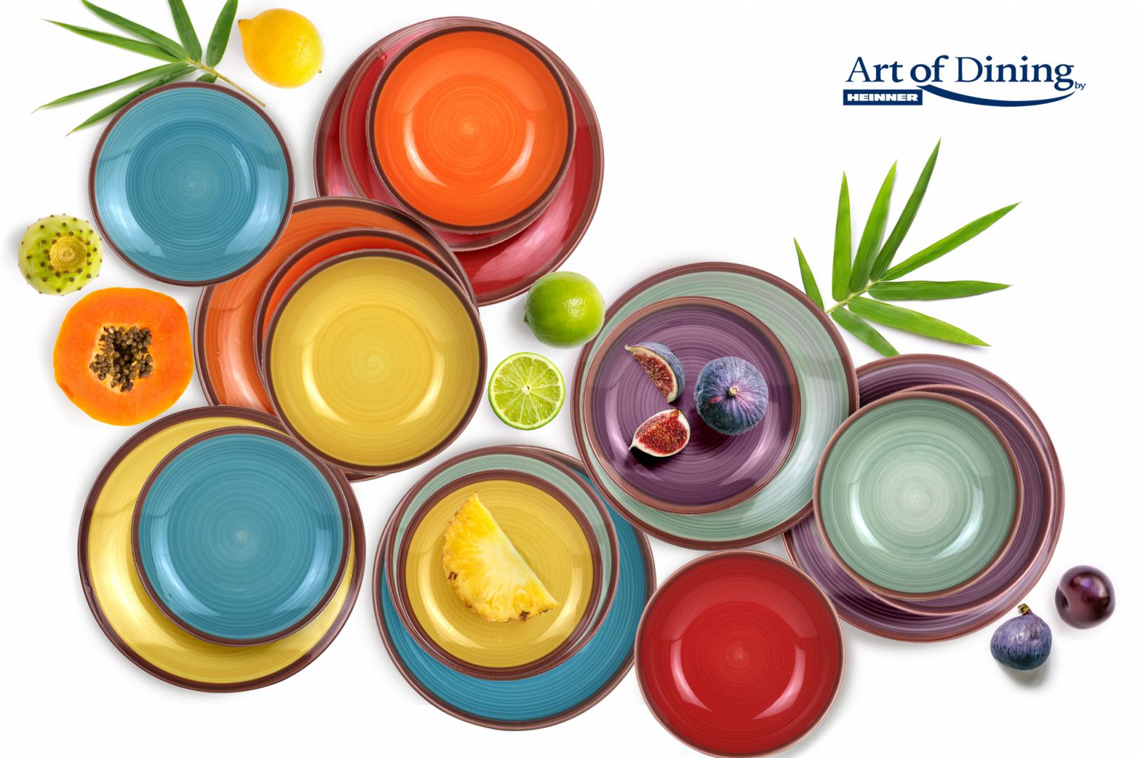 Heinner SERVICIU  MASA CERAMICA 18PCS, AQUARELLE