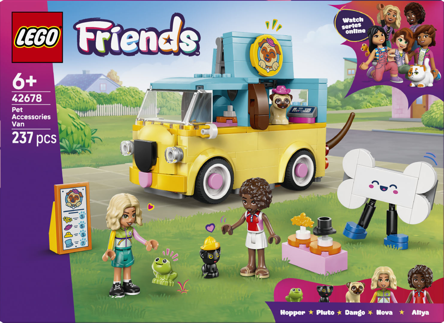 Furgoneta Acc. Pt Anim. Comp. LEGO42678 (furgoneta cu Accesorii pentru Animale de Companie LEGO42678)