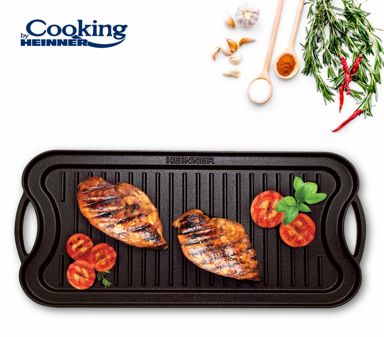 Heinner TAVA GRILL/PLITA FONTA PURA,51X26X2.5 CM