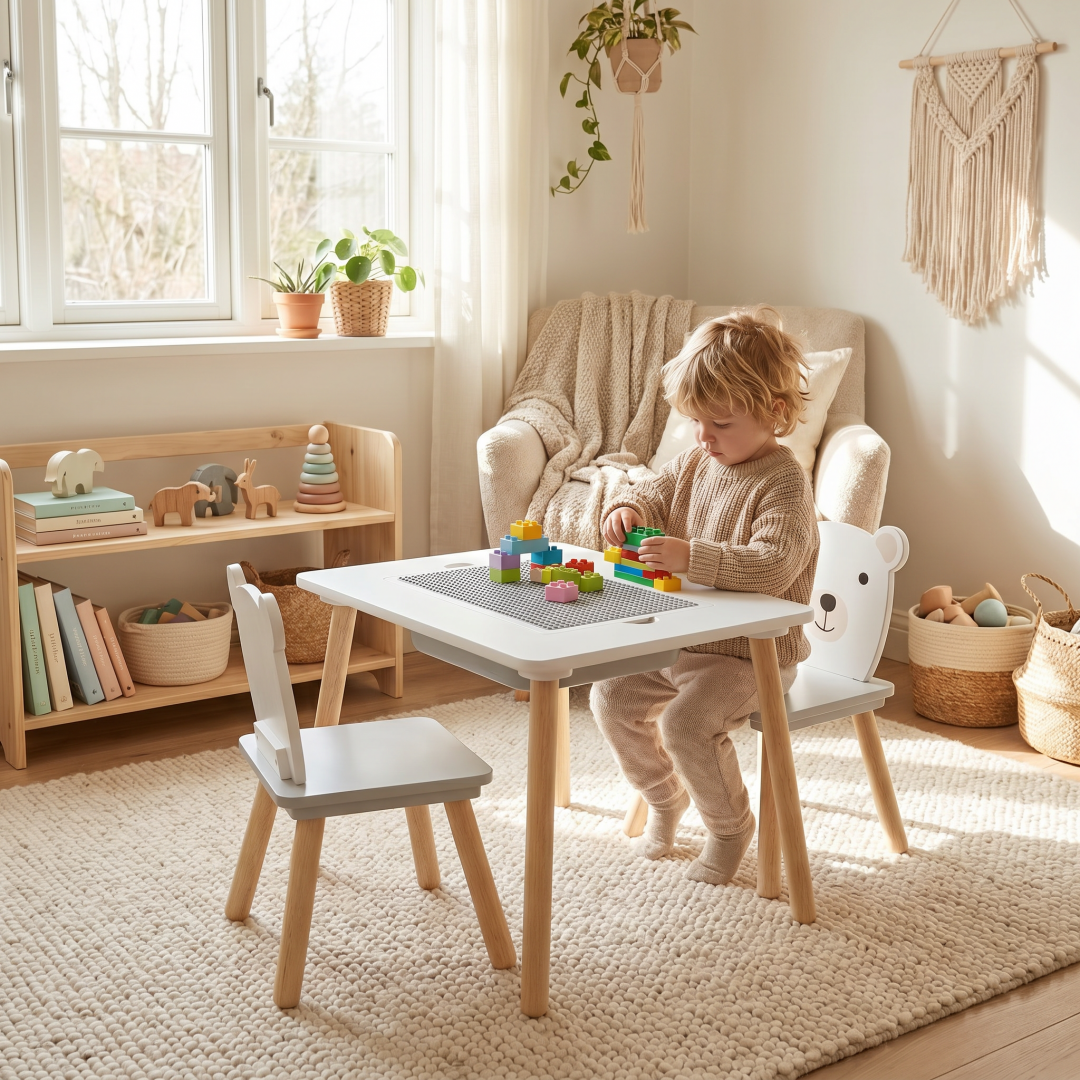 Set masuta cu depozit  si 2scaune U-Grow