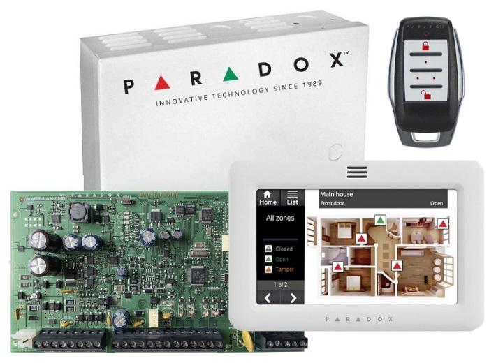 Kit Paradox MG5000+TM50+REM15 (Centrală Magellan cu emiţător-receptor radio-32 zone; Stay D si aplicatia...)
