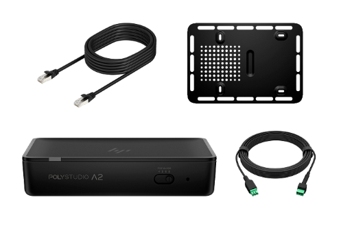 HP Poly a2 Audio Bridge (HP Poly Studio a2 Audio Bridge w/ CAT6A and Mic Extension Cable and Mounting...)