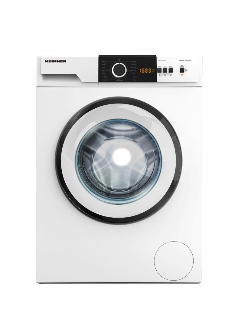 Masina de spalat rufe HEINNER HWM-VT1712CHD++, 7 kg, 1200 rpm, Clasa: D, Alb