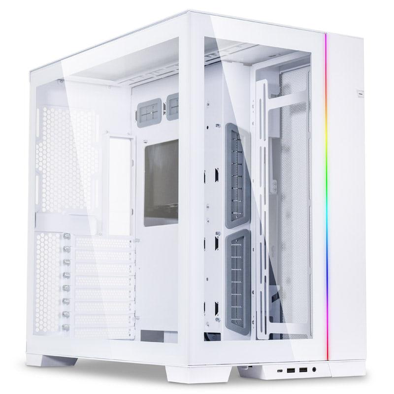 Lian Li O11 Dynamic Evo, Temp G alb (Carcasa Lian Li Dynamic Evo Snow)