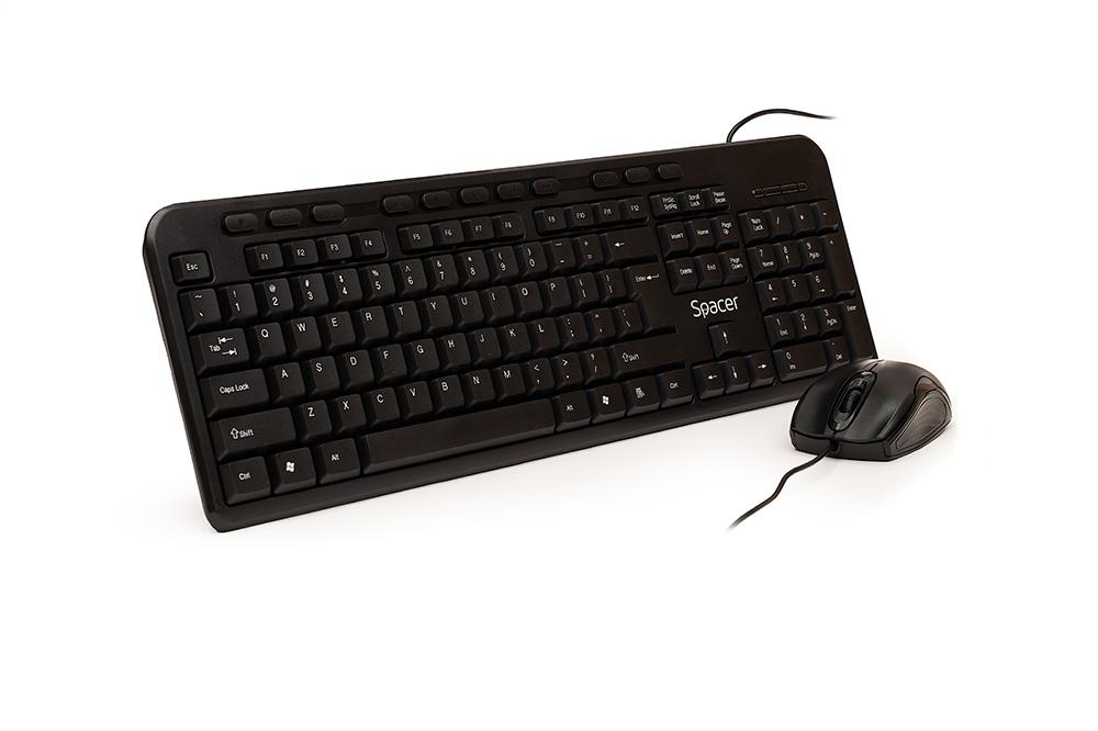 Kit Spacer cu fir SPDS-1691 (Kit Wired tastatura si mouse Spacer SPDS-1691)