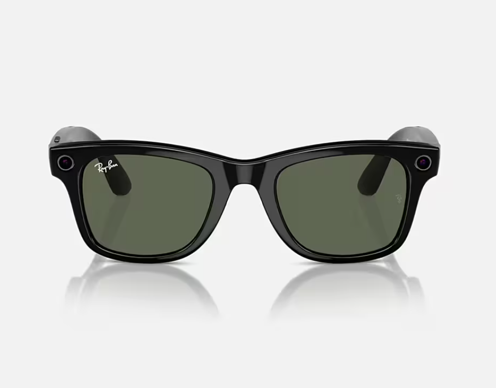 Ray-Ban RayBan Meta Wayfarer S ShinyBk/G15 Green