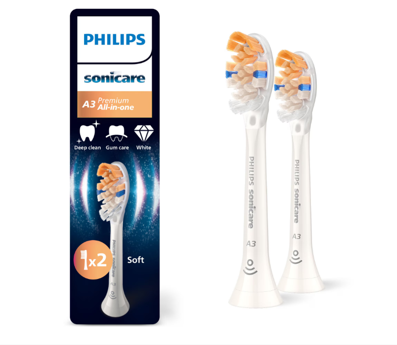 Rezerve 2 capete Sonicare HX9092/87 (Rezerve Philips Sonicare a3 Premium All in One HX9092/87)