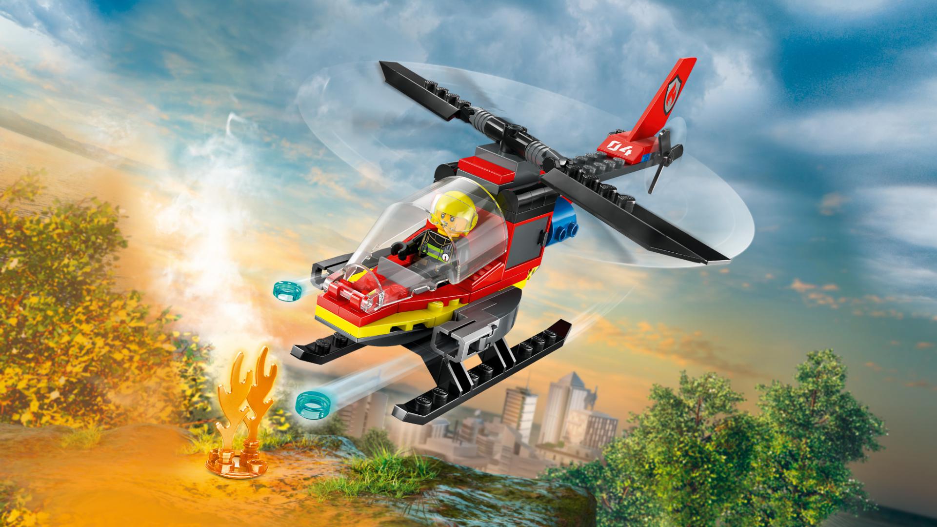 ELICOPTER DE POMPIERI, LEGO 60411