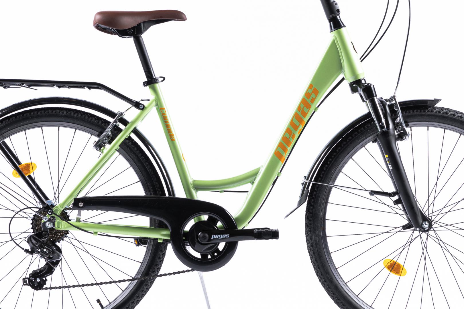 Bicicleta Oras Pegas Comoda Verde Fistic ( AL)