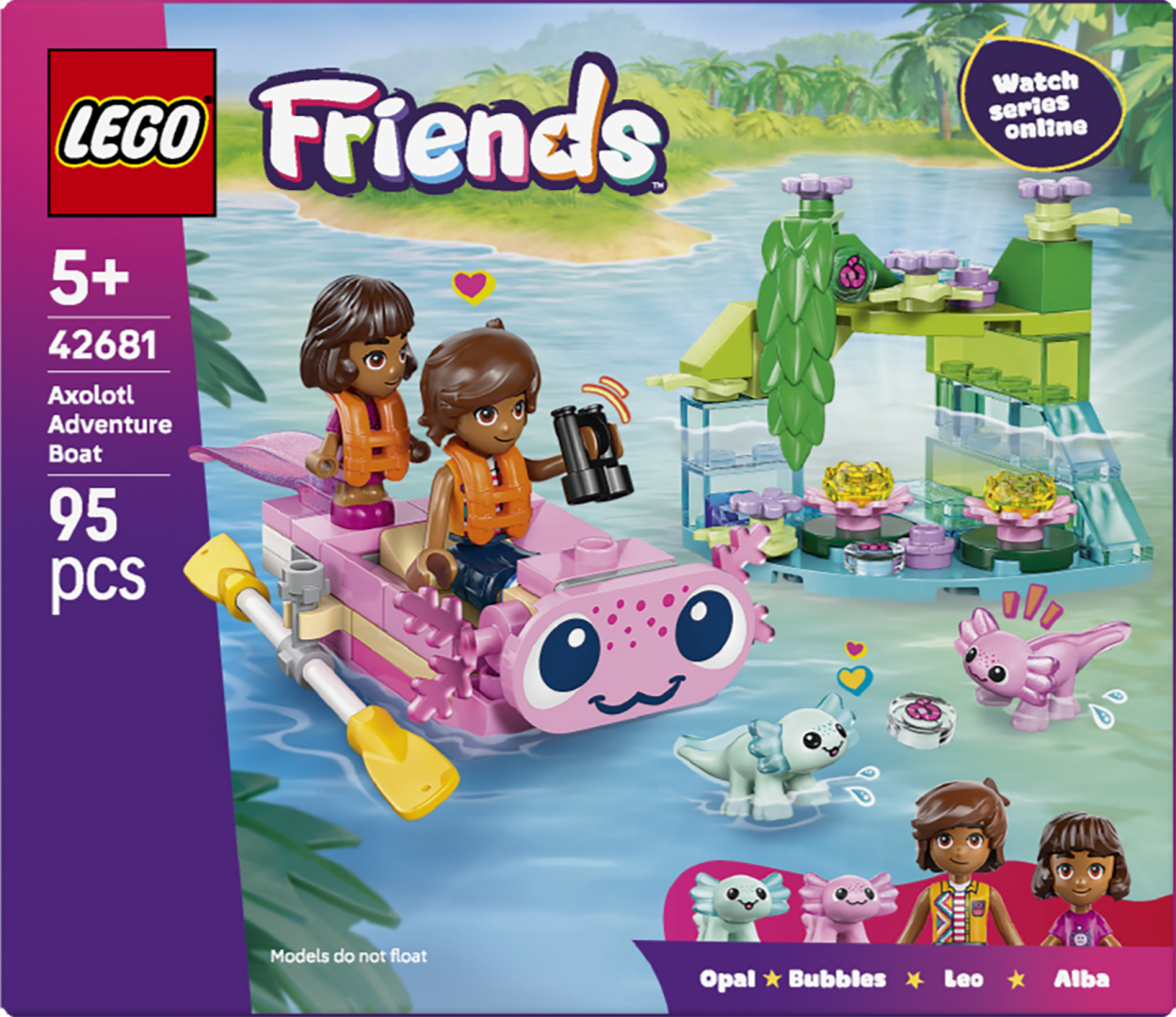 BARCA-AXOLOTL pentru Aventuri LEGO42681