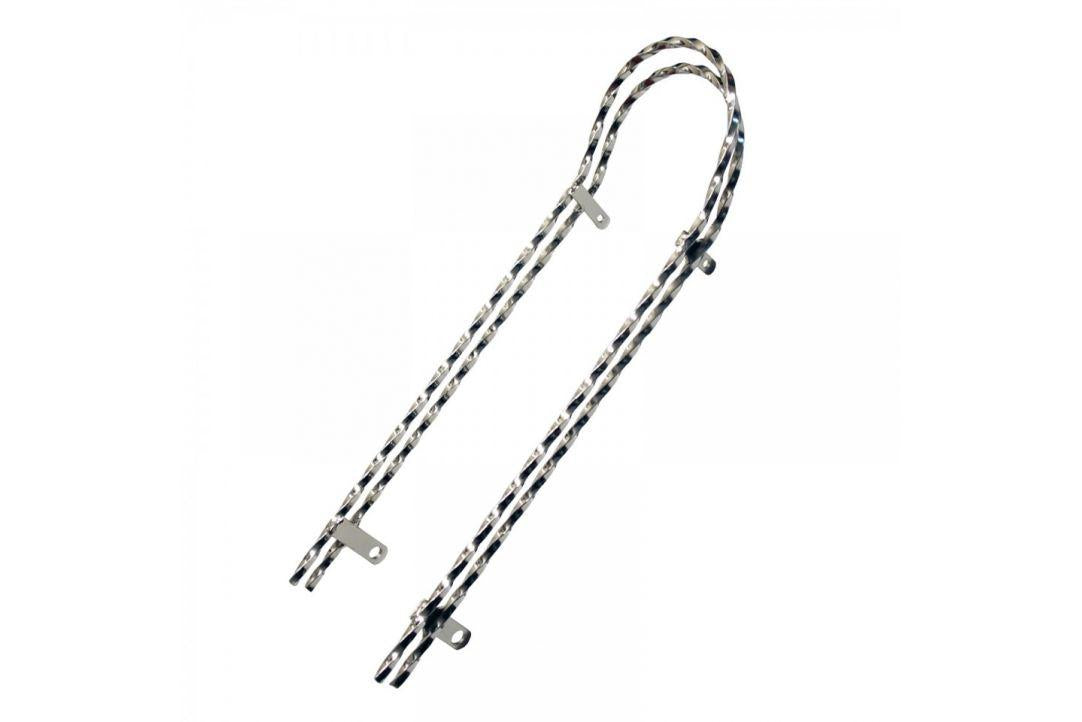 Pegas SISSYBAR 18INCH PATRAT TORSIONAT,CROM