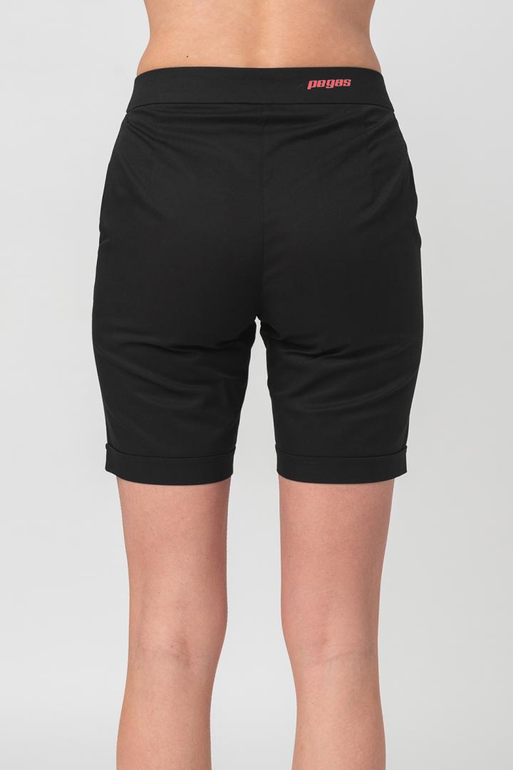 Pegas PANTALONI SCURT CASUAL FEMEI BLACK L