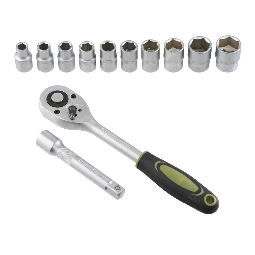 Heinner HR SET 12 PIESE 1/2"+ext. CR-V