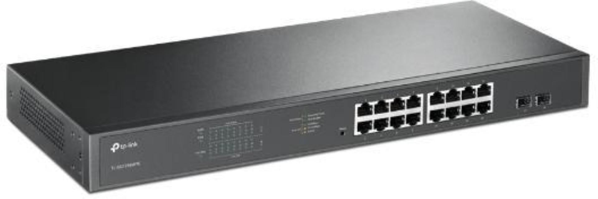 TP-Link TPL SW 16P-GB 2P-SFP MNGD POE SWITCH