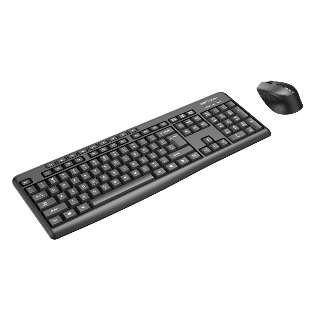 Kit Serioux Mouse + Kb SRXK-SKIT706W (Kit tastatură și mouse wireless 2.4G Tastatură: cu rând independent de taste...)