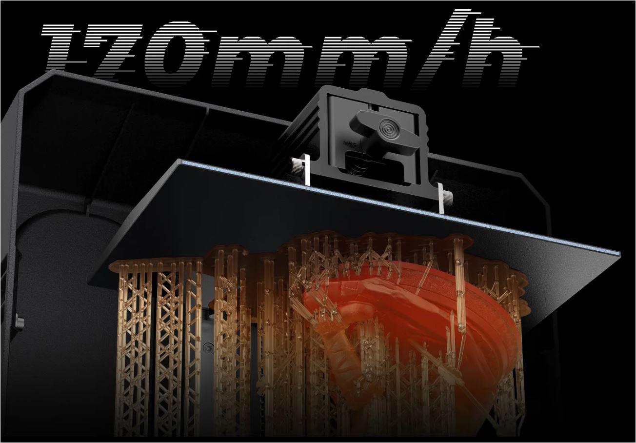 Imprimanta 3D Creality Halot-MAGE PRO cu rasina, Tehnologie SLA, Stereolitografie, sursa 150W, dimensiuni printare: 228*128*230mm, Dimensiuni imprimanta: 333*270*608mm, Viteza:170mm/h, Inaltime strat:0.05-0.15mm, LCD 10.3", rezolutie: 8K(7680x4320), trans