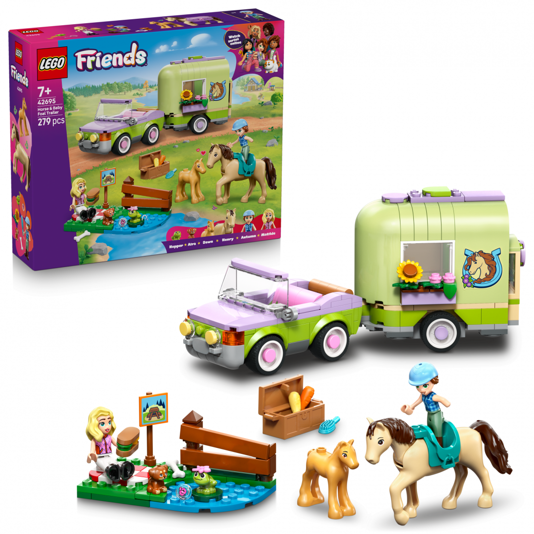 Remorca pentru Cal si Manz LEGO42695