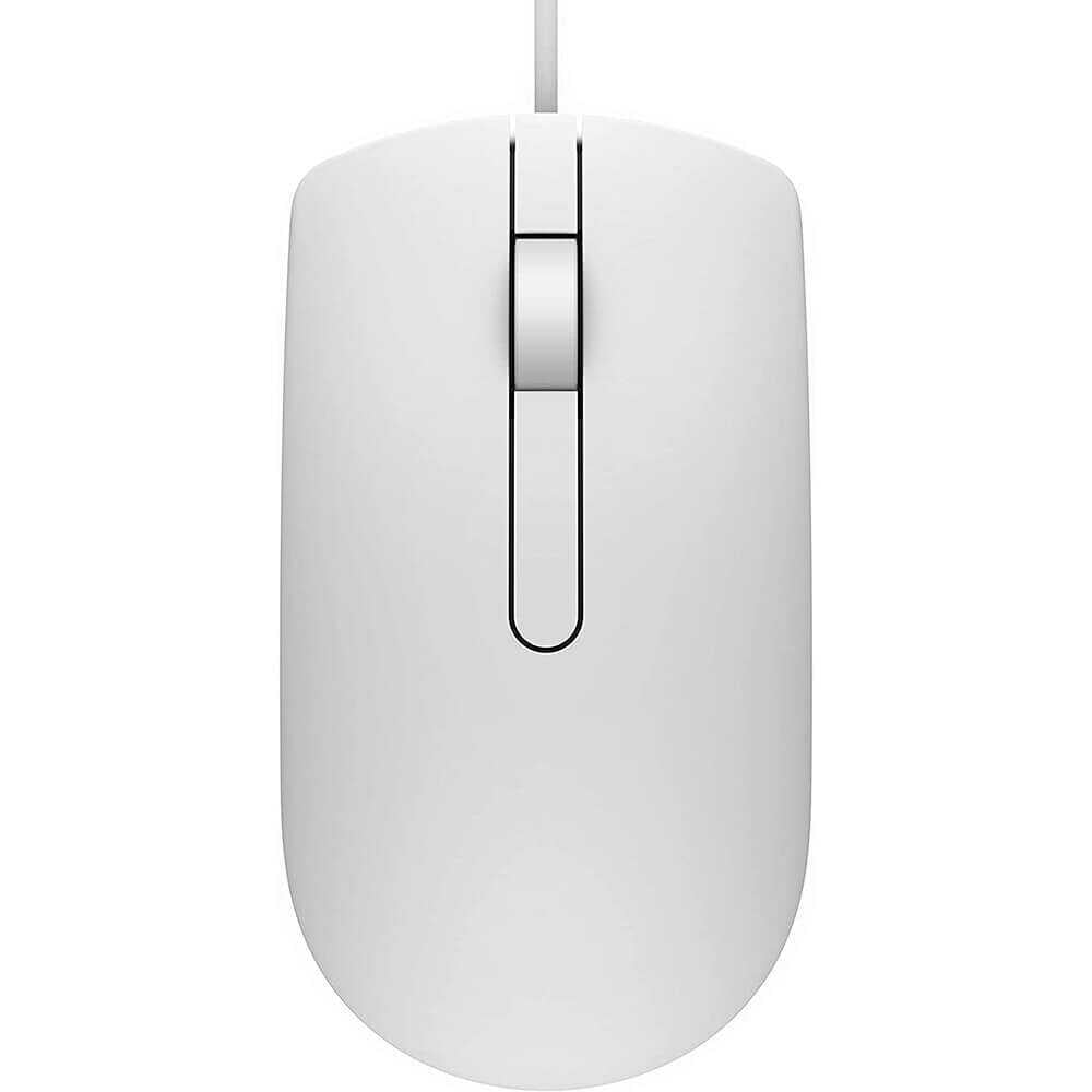 DELL MOUSE  MS116 OPTIC USB CU FIR WHITE