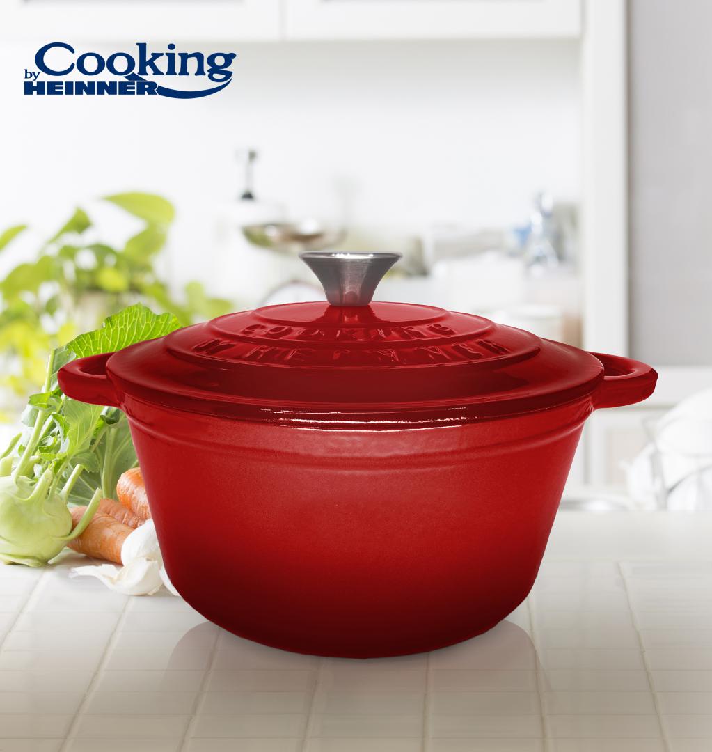 Heinner SEMI.FONTA EM+CAP 24x11.5CM, 4L,RED LINE