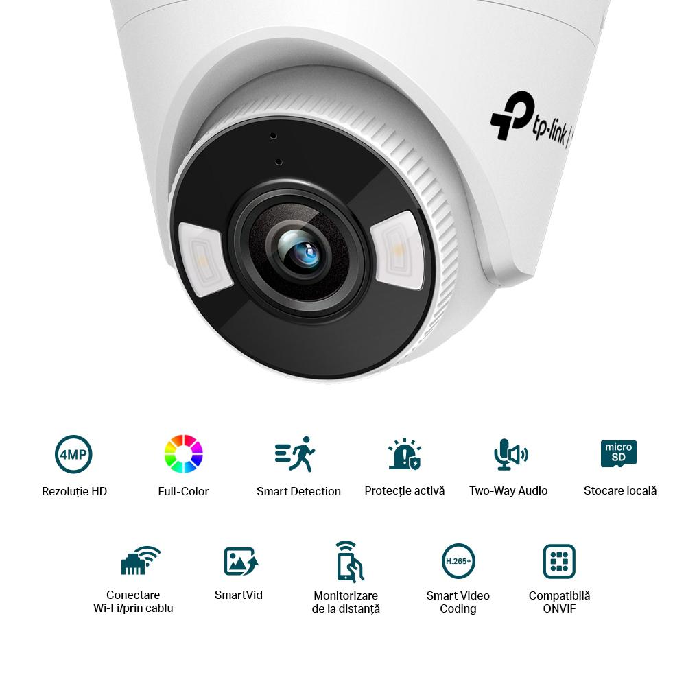 TP-LINK VIGI 4MP TURRET NTW CAMERA 4MM