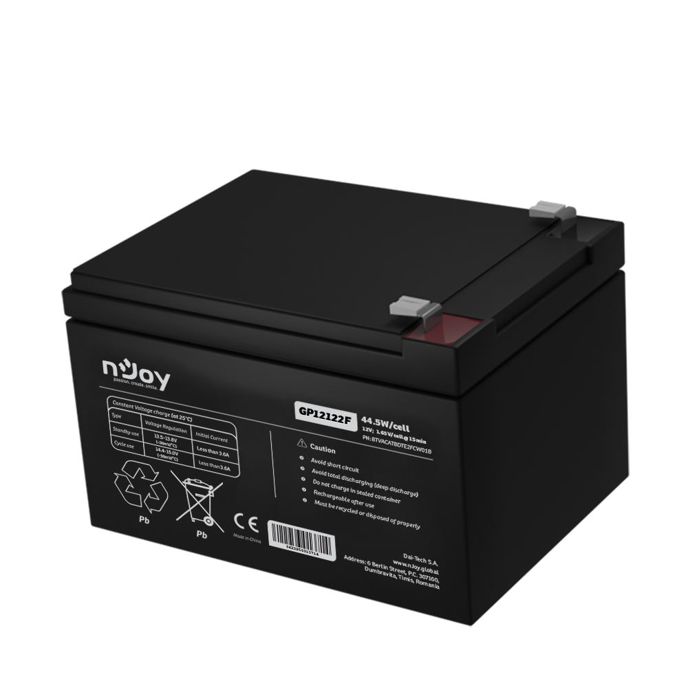 ACUMULATOR NJOY GP12122F 12V