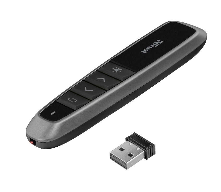Presenter Trust wireless Bato, negru (Presenter Trust wireless Bato)