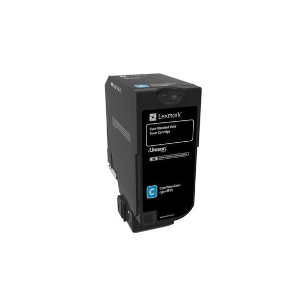 Lexmark 74C0S20 Cyan Toner Cartridge (Toner Lexmark CS720)