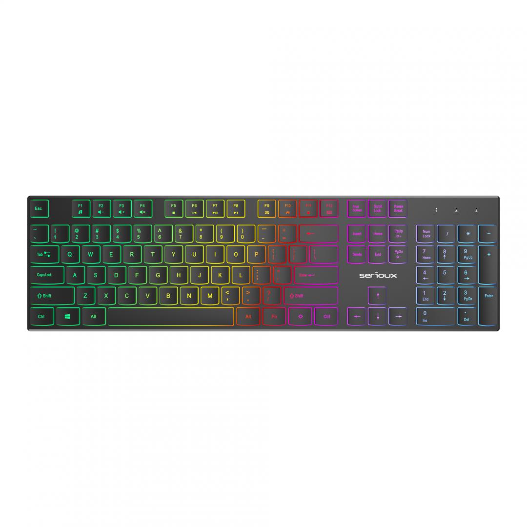 TASTATURA SERIOUX SRXK-SKB709RGB