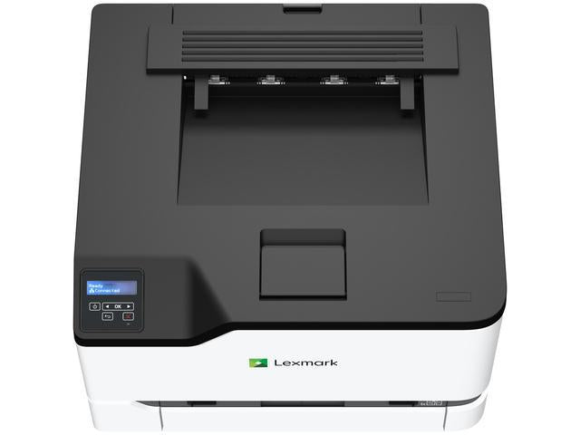 Imprimanta laser color Lexmark CS331dw, A4, Grup de lucru mic,Afişaj LCD monocrom All Points Addressable (APA) pe 2 rânduri,100-Sheet Output Bin, Unitate duplex integrată, Intrare manuală pentru o singură coală, Tavă integrat de 250 coli,Porturi standard 
