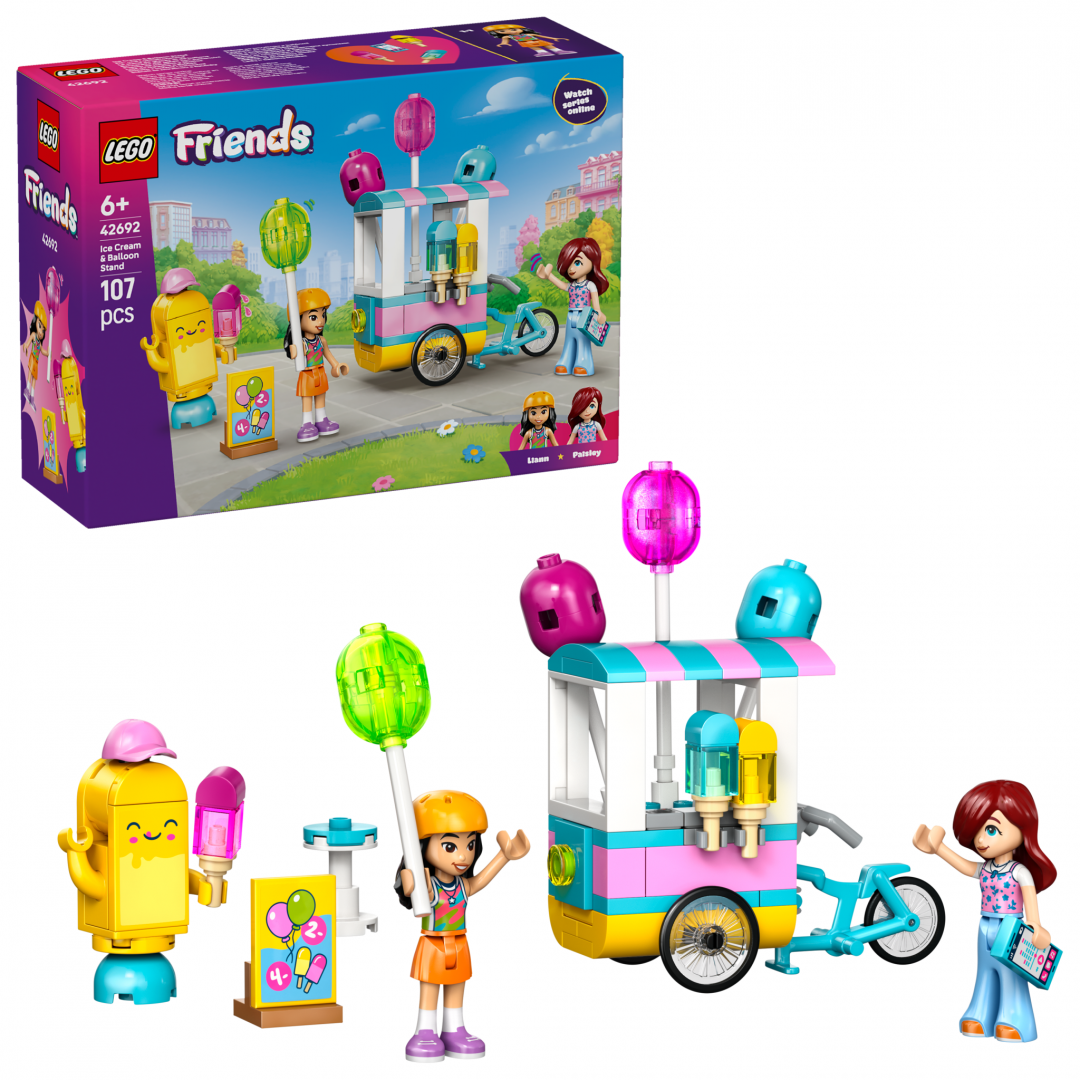 Stand cu Inghetata si Baloane LEGO42692