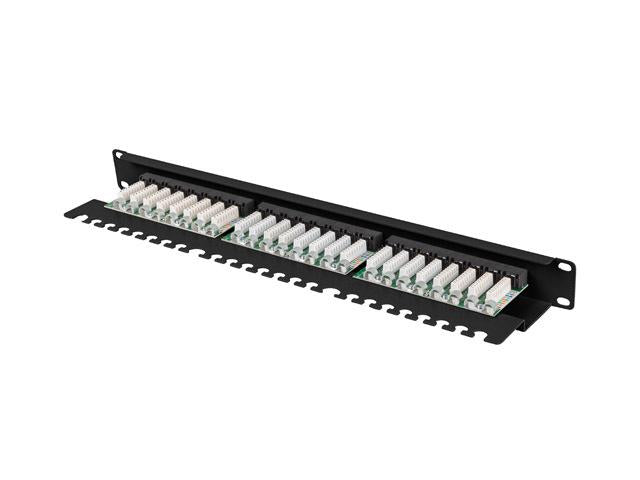 Lanberg Patch panel 24 porturi 1U Cat.5e UTP ng
