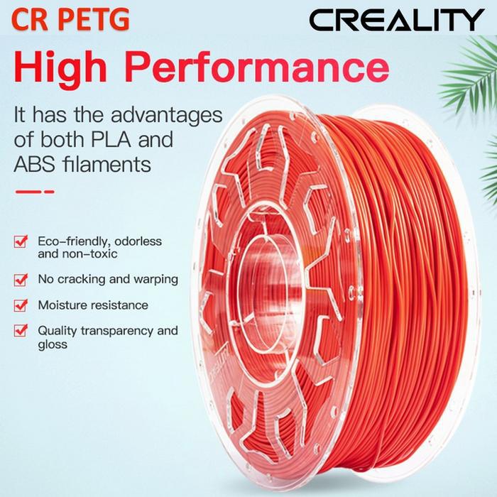 Creality 3D Print Filament CR-PETG Red (creality Cr Petg 3D Printer Filament)