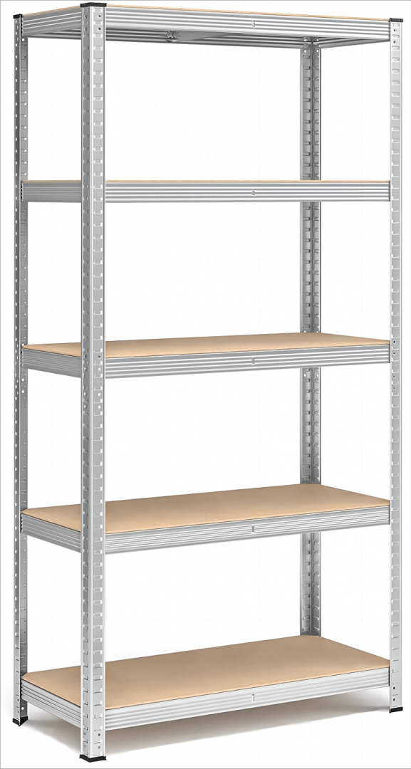 Heinner HR RAFT METALIC CU 5 POLITE 80*40*180 CM