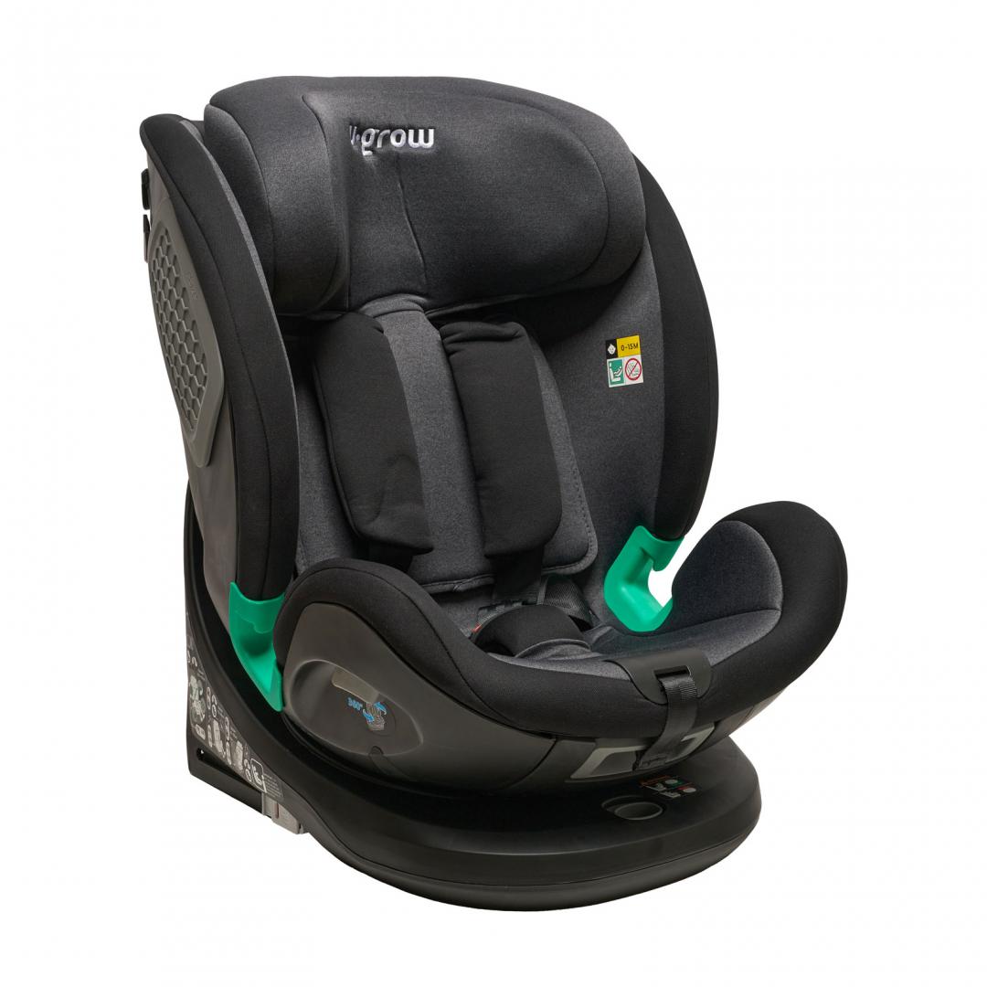 Scaun auto 360 gr,isofix, negru,U-Grow