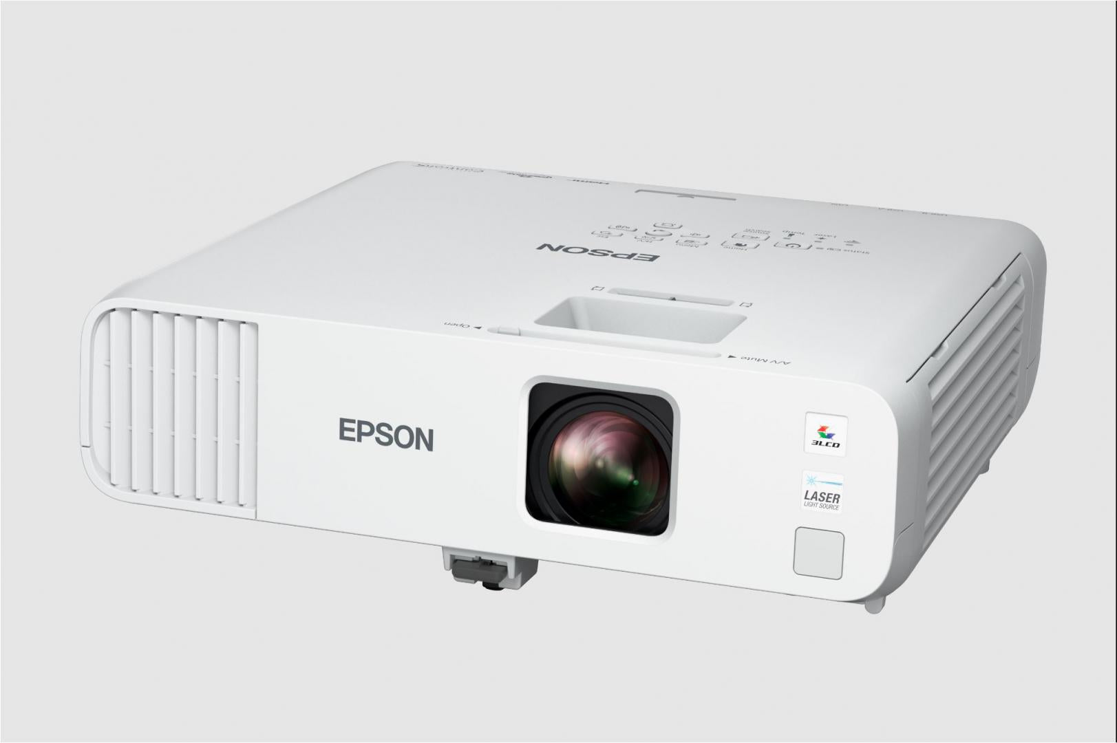 Proiector EPSON EB-L260F, 3LCD, RGB, 4600 lumeni, FHD 1080p, 16:9, Cpontrast:2.500.000:1, lampa 20.000 ore/ 30.000 ore Eco mode, dimensiune imagine: 31"-310", Interfata: USB 2.0-A, USB 2.0, RS-232C, Ethernet interface (100 Base-TX / 10 Base-T), Wi-Fi Dire