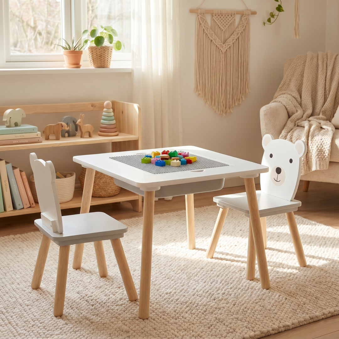 Set masuta cu depozit  si 2scaune U-Grow