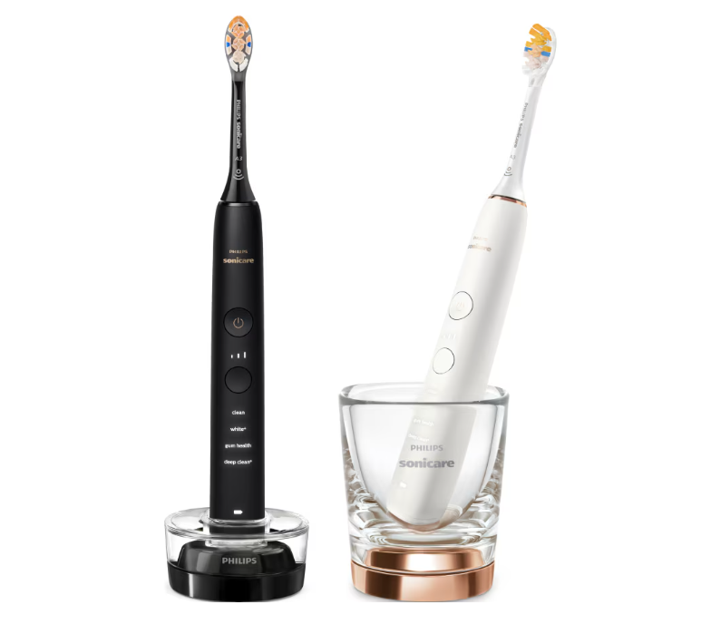 Periuta Sonica Philips HX9914/69 (Set de doua periute sonice Philips Sonicare HX9914/69 Diamond Clean 9000...)