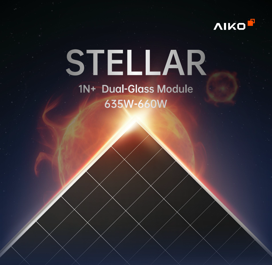 Pv Panel 645W AIKO-G645-MCH72DW (Panou Solar Fotovoltaic Monocristalin Aiko Stellar 1N+ Dual-Glass)